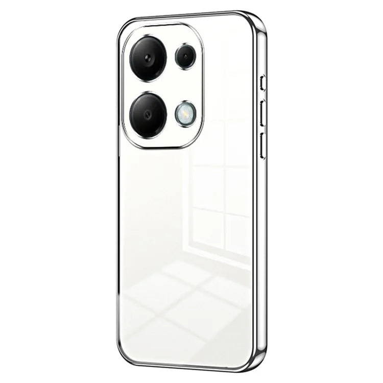 For Xiaomi Redmi Note 13 Pro 4G / Poco M6 Pro 4G Electroplating TPU Cover Cell Phone Case
