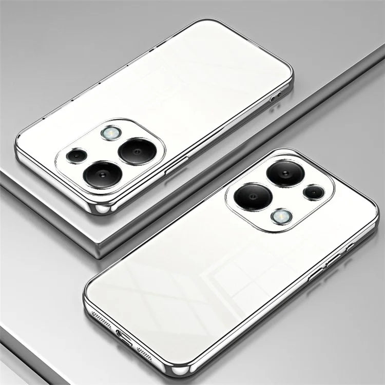 For Xiaomi Redmi Note 13 Pro 4G / Poco M6 Pro 4G Electroplating TPU Cover Cell Phone Case