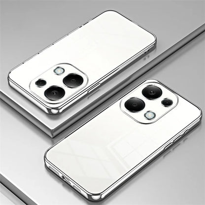 For Xiaomi Redmi Note 13 Pro 4G / Poco M6 Pro 4G Electroplating TPU Cover Cell Phone Case