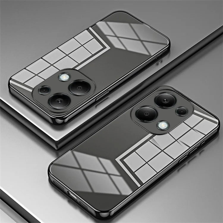 For Xiaomi Redmi Note 13 Pro 4G / Poco M6 Pro 4G Electroplating TPU Cover Cell Phone Case