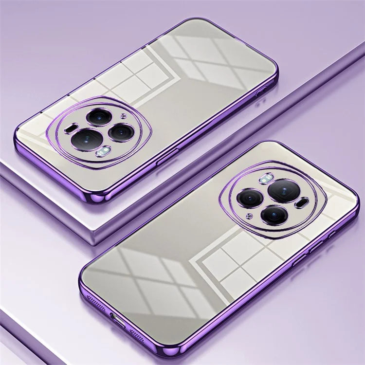For Honor Magic6 Pro 5G Electroplating TPU Cover Fall Protection Cell Phone Case