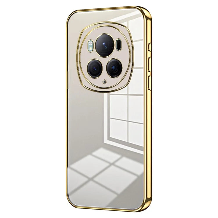 For Honor Magic6 Pro 5G Electroplating TPU Cover Fall Protection Cell Phone Case