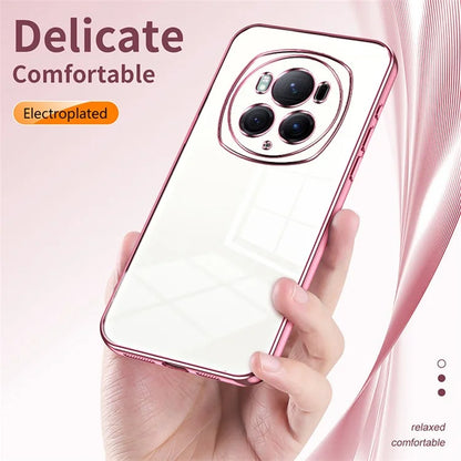 For Honor Magic6 Pro 5G Electroplating TPU Cover Fall Protection Cell Phone Case
