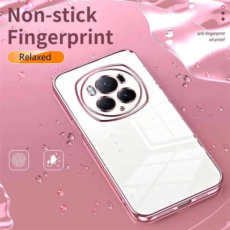 For Honor Magic6 Pro 5G Electroplating TPU Cover Fall Protection Cell Phone Case
