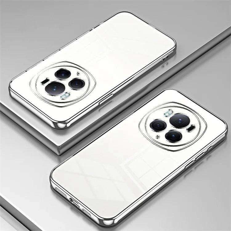 For Honor Magic6 Pro 5G Electroplating TPU Cover Fall Protection Cell Phone Case