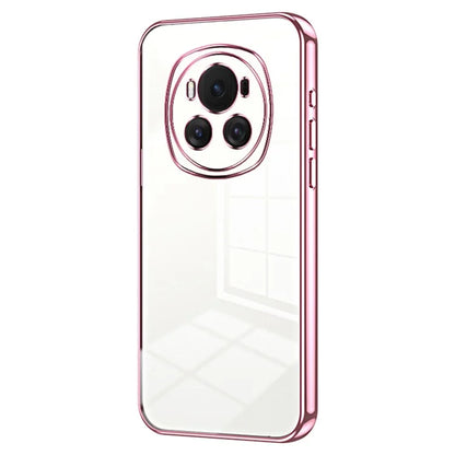 Back Shell for Honor Magic6 5G , Electroplating Soft TPU Cell Phone Case