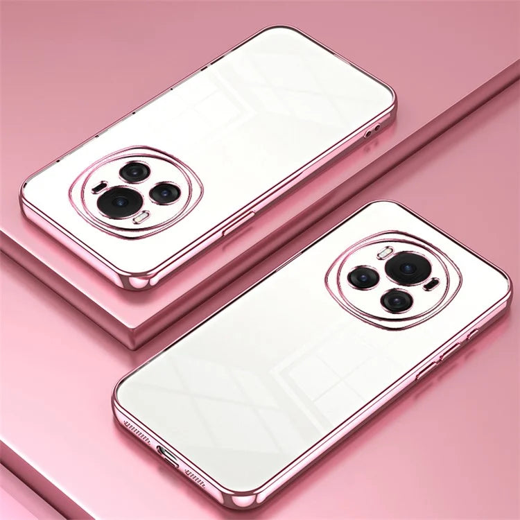 Back Shell for Honor Magic6 5G , Electroplating Soft TPU Cell Phone Case