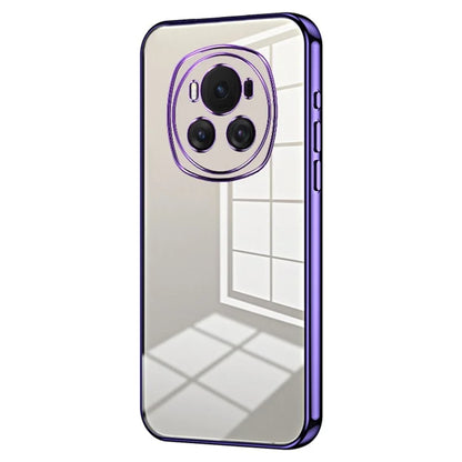 Back Shell for Honor Magic6 5G , Electroplating Soft TPU Cell Phone Case