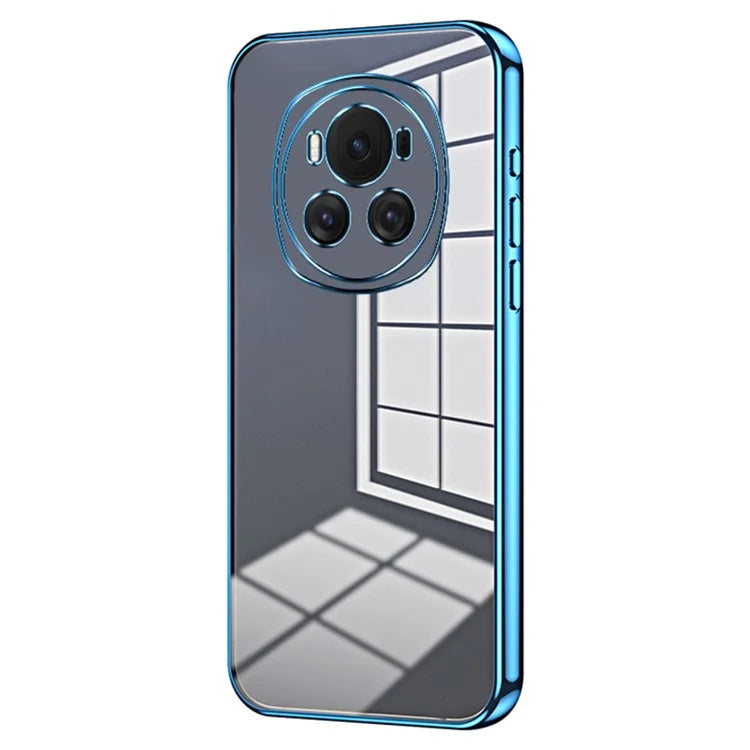 Back Shell for Honor Magic6 5G , Electroplating Soft TPU Cell Phone Case