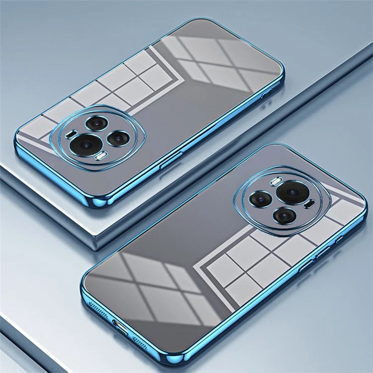 Back Shell for Honor Magic6 5G , Electroplating Soft TPU Cell Phone Case