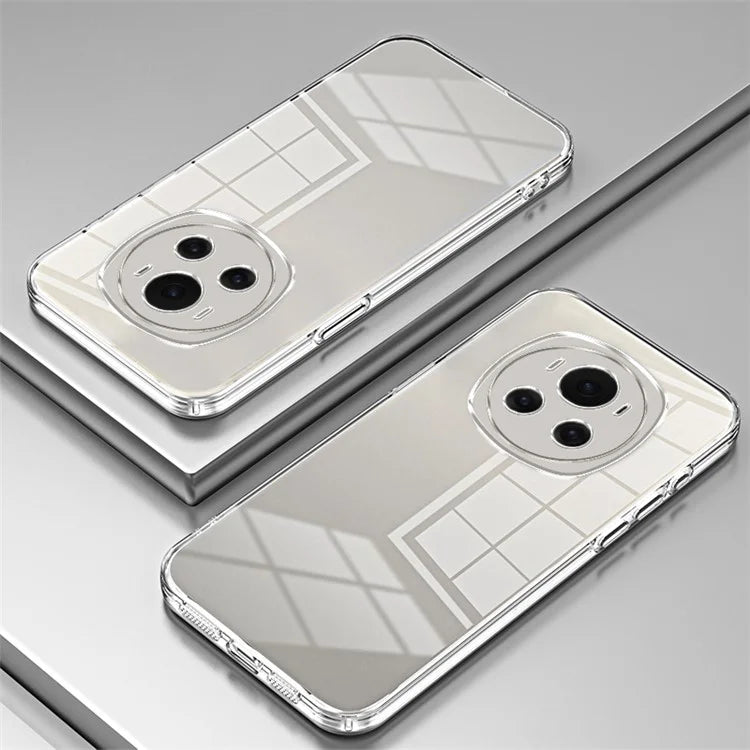 Back Shell for Honor Magic6 5G , Electroplating Soft TPU Cell Phone Case