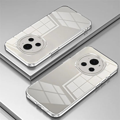 Back Shell for Honor Magic6 5G , Electroplating Soft TPU Cell Phone Case