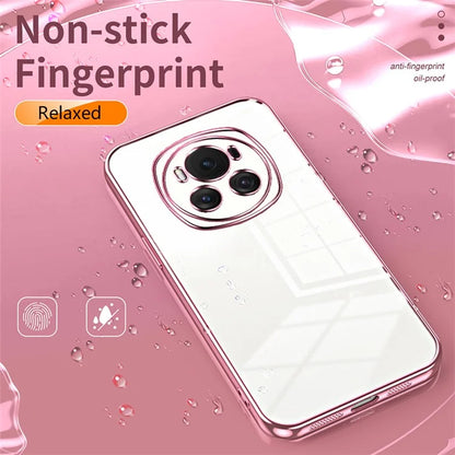 Back Shell for Honor Magic6 5G , Electroplating Soft TPU Cell Phone Case