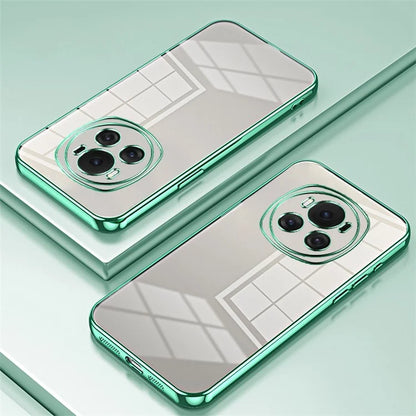 Back Shell for Honor Magic6 5G , Electroplating Soft TPU Cell Phone Case