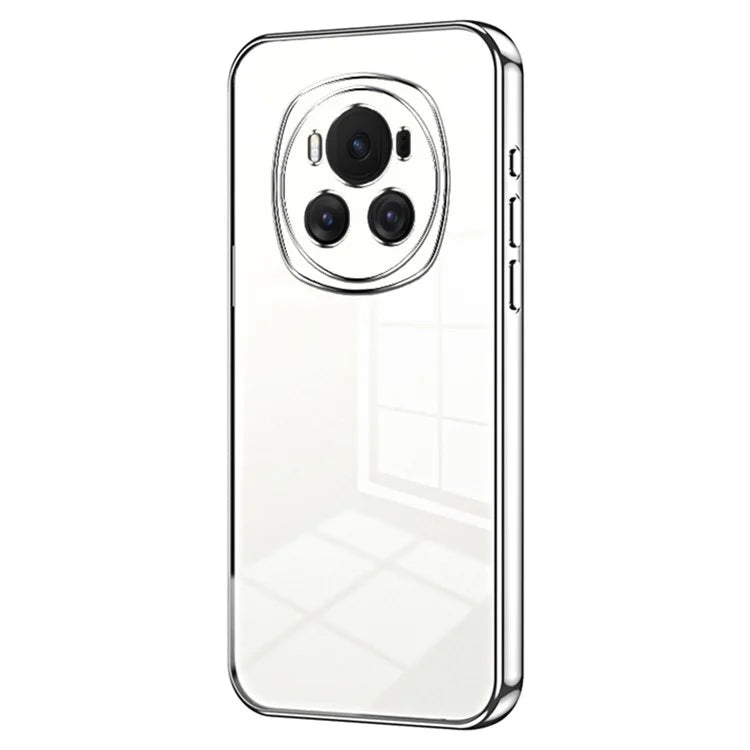 Back Shell for Honor Magic6 5G , Electroplating Soft TPU Cell Phone Case