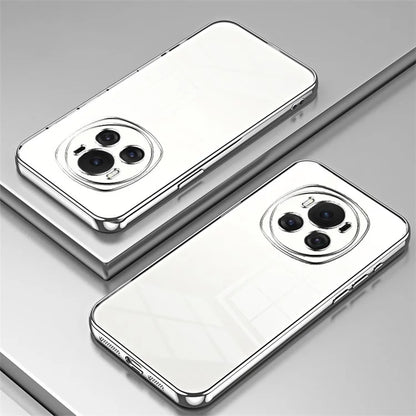 Back Shell for Honor Magic6 5G , Electroplating Soft TPU Cell Phone Case