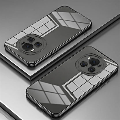 Back Shell for Honor Magic6 5G , Electroplating Soft TPU Cell Phone Case