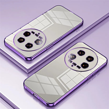 For Xiaomi 14 Ultra Electroplating TPU Cover Fingerprint Free Cell Phone Case