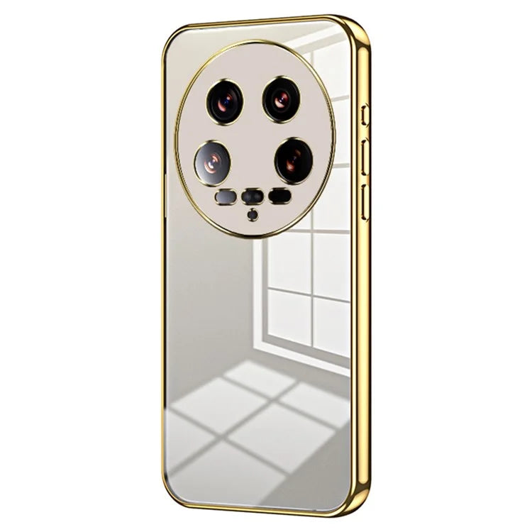For Xiaomi 14 Ultra Electroplating TPU Cover Fingerprint Free Cell Phone Case