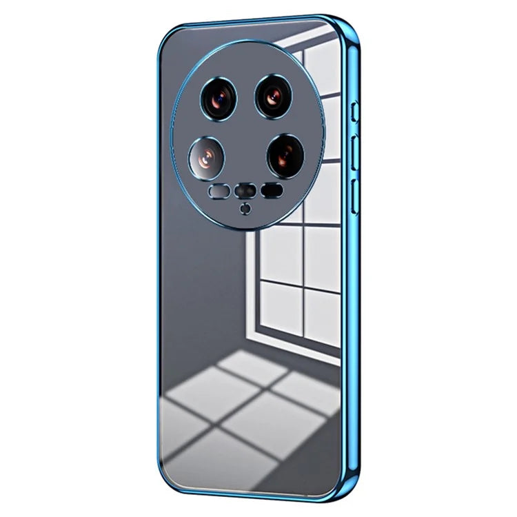 For Xiaomi 14 Ultra Electroplating TPU Cover Fingerprint Free Cell Phone Case