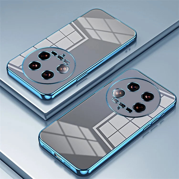 For Xiaomi 14 Ultra Electroplating TPU Cover Fingerprint Free Cell Phone Case