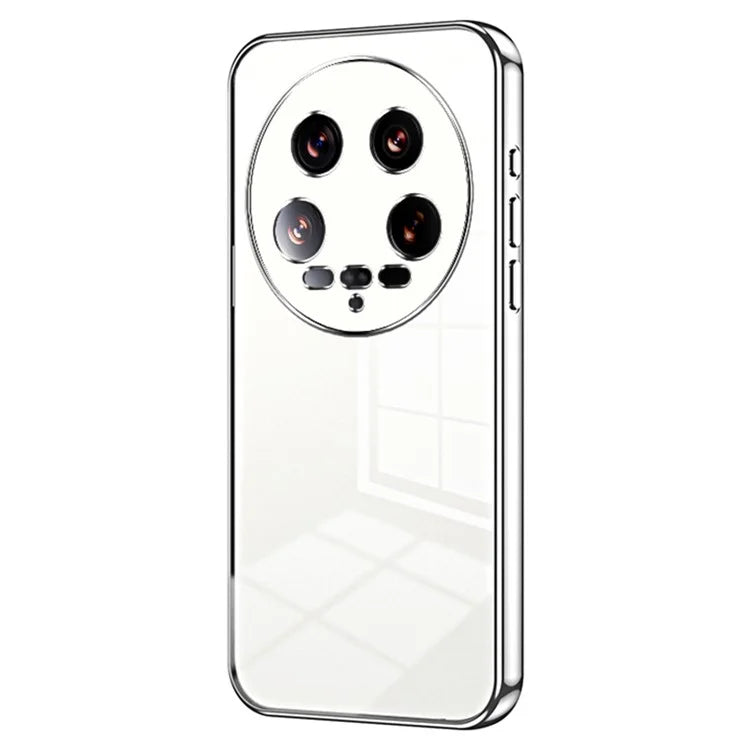 For Xiaomi 14 Ultra Electroplating TPU Cover Fingerprint Free Cell Phone Case