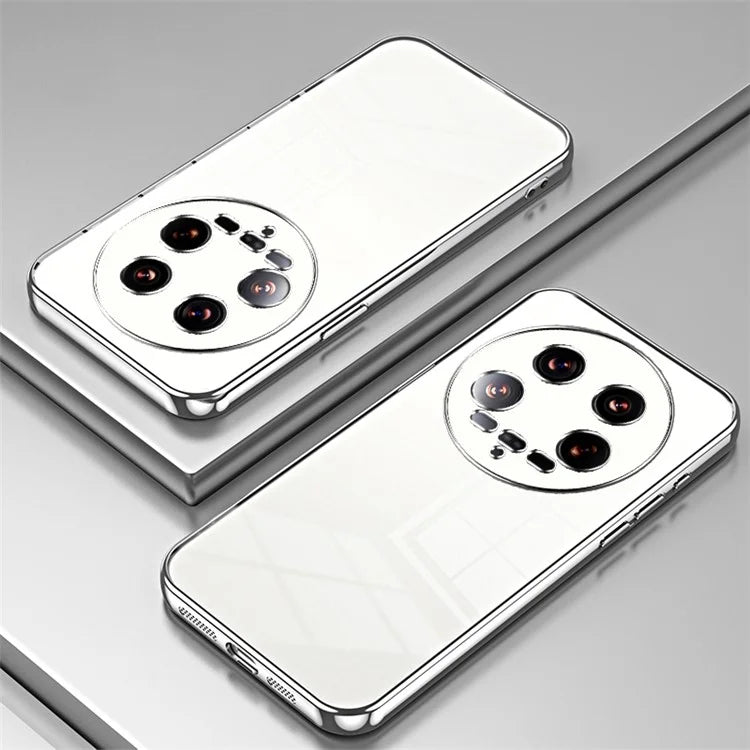 For Xiaomi 14 Ultra Electroplating TPU Cover Fingerprint Free Cell Phone Case