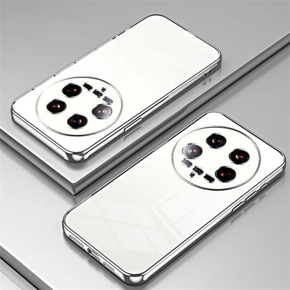 For Xiaomi 14 Ultra Electroplating TPU Cover Fingerprint Free Cell Phone Case