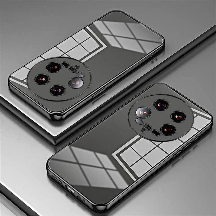For Xiaomi 14 Ultra Electroplating TPU Cover Fingerprint Free Cell Phone Case