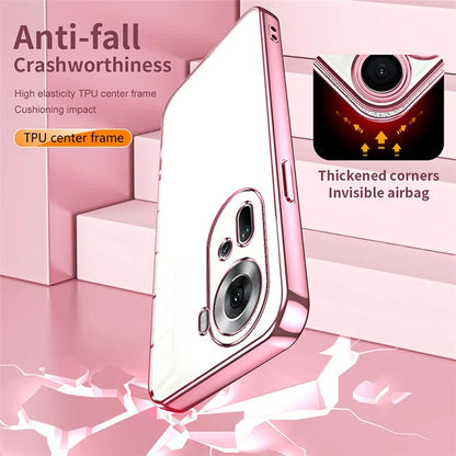 For Oppo Reno11 5G (Global) Collision Resistant Electroplating TPU Cover Cell Phone Case