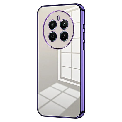 For Realme 12+ 5G Cell Phone Cases Flexible TPU Electroplating Phone Protector
