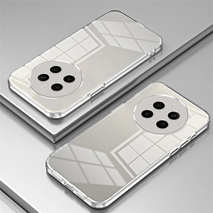 For Realme 12+ 5G Cell Phone Cases Flexible TPU Electroplating Phone Protector