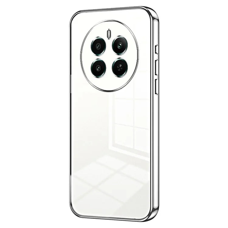 For Realme 12+ 5G Cell Phone Cases Flexible TPU Electroplating Phone Protector