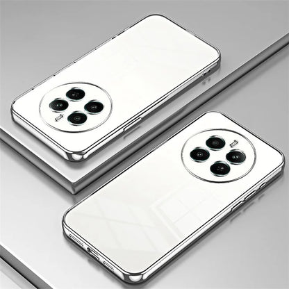 For Realme 12+ 5G Cell Phone Cases Flexible TPU Electroplating Phone Protector
