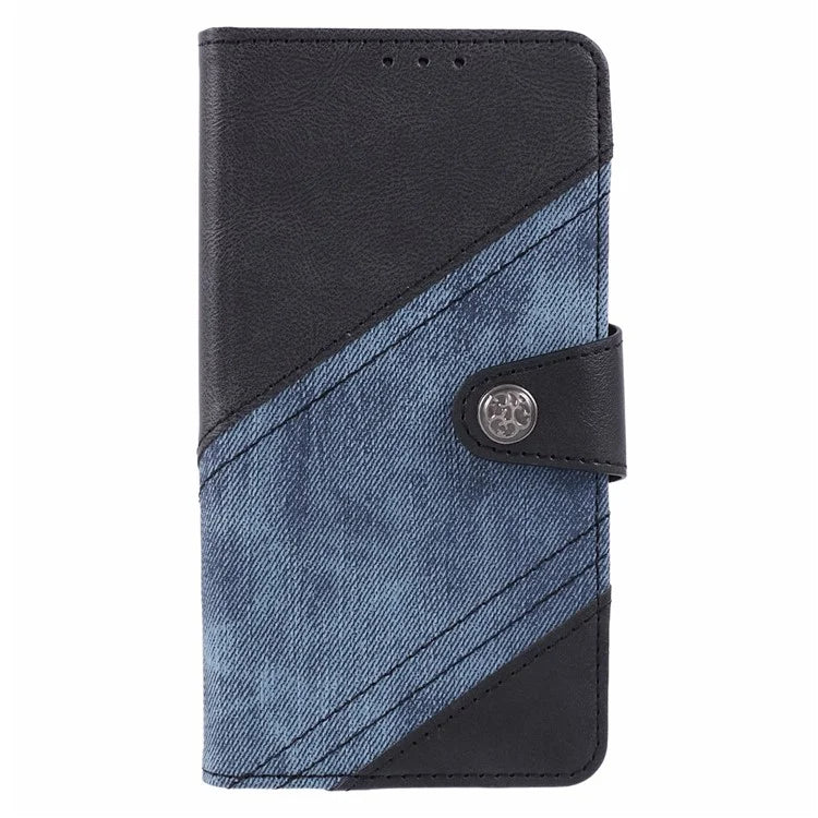 For Xiaomi Redmi A3 Case Crazy Horse Texture Splicing Phone Wallet Cover