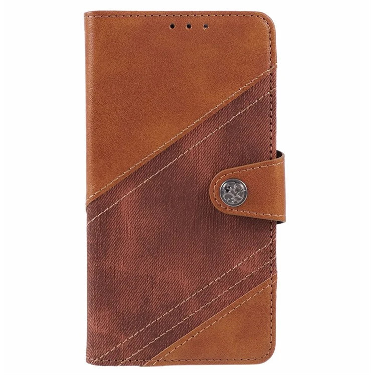 For Xiaomi Redmi A3 Case Crazy Horse Texture Splicing Phone Wallet Cover