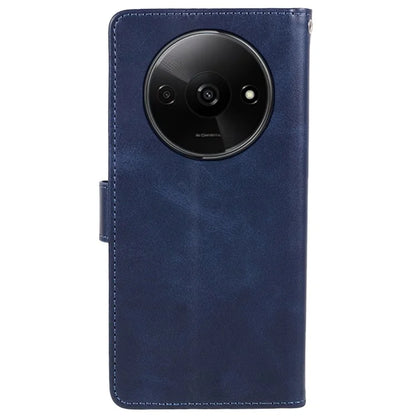For Xiaomi Redmi A3 Case Calf Texture Leather Mobile Phone Cover with Magnetic Clasp