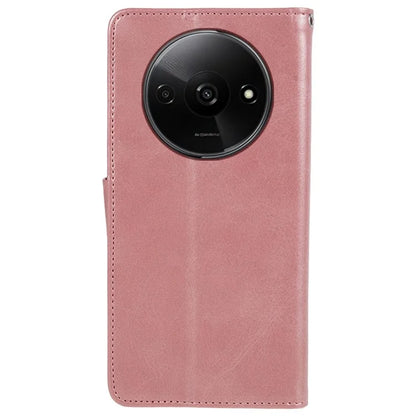 For Xiaomi Redmi A3 Case Calf Texture Leather Mobile Phone Cover with Magnetic Clasp