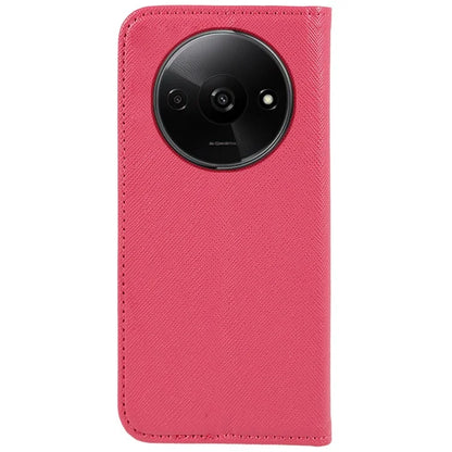 For Xiaomi Redmi A3 Case PU Leather Wallet Protective Phone Cover Cross Texture