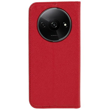 For Xiaomi Redmi A3 Case PU Leather Wallet Protective Phone Cover Cross Texture