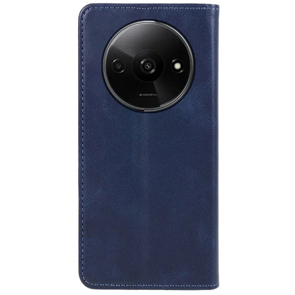 For Xiaomi Redmi A3 Leather Phone Case Calf Texture Wallet Cover Magnetic Auto-absorbed