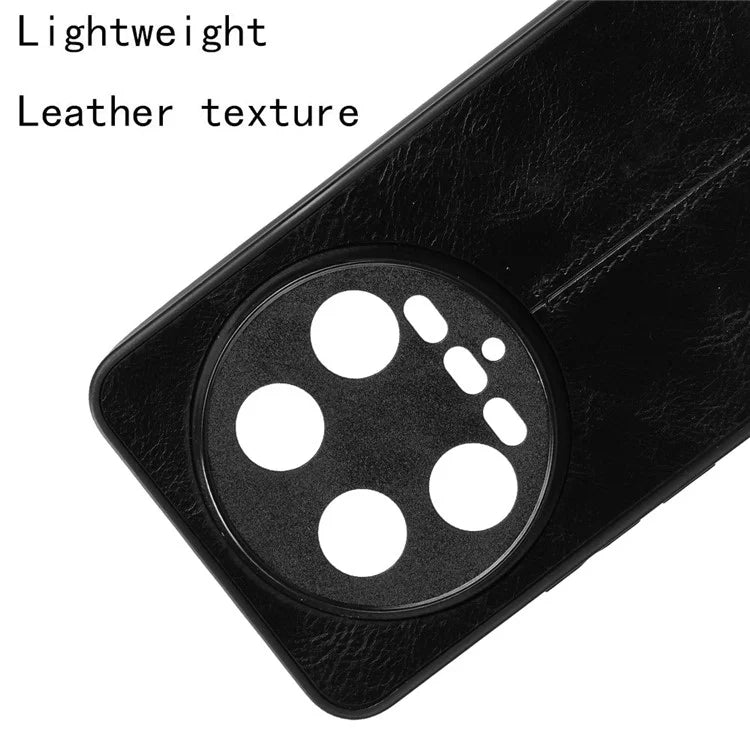 For Xiaomi 14 Ultra Phone Cover Cowhide Texture Stitching Line Shockproof Back Case