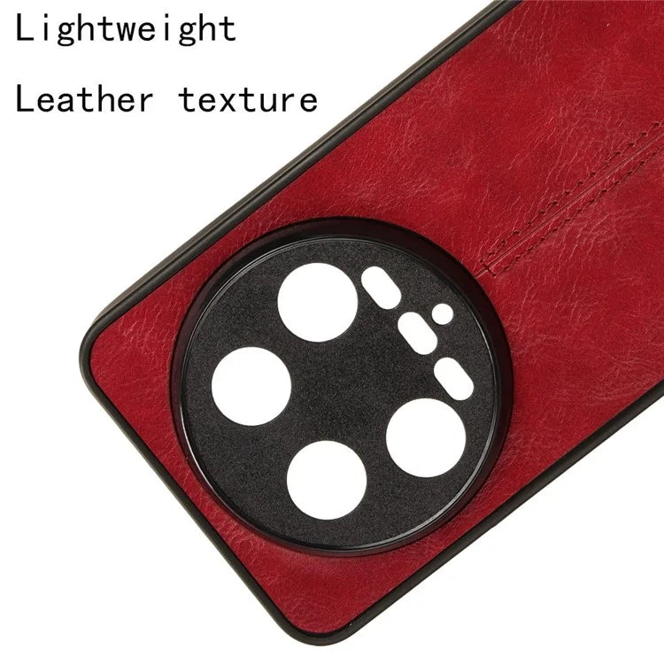 For Xiaomi 14 Ultra Phone Cover Cowhide Texture Stitching Line Shockproof Back Case