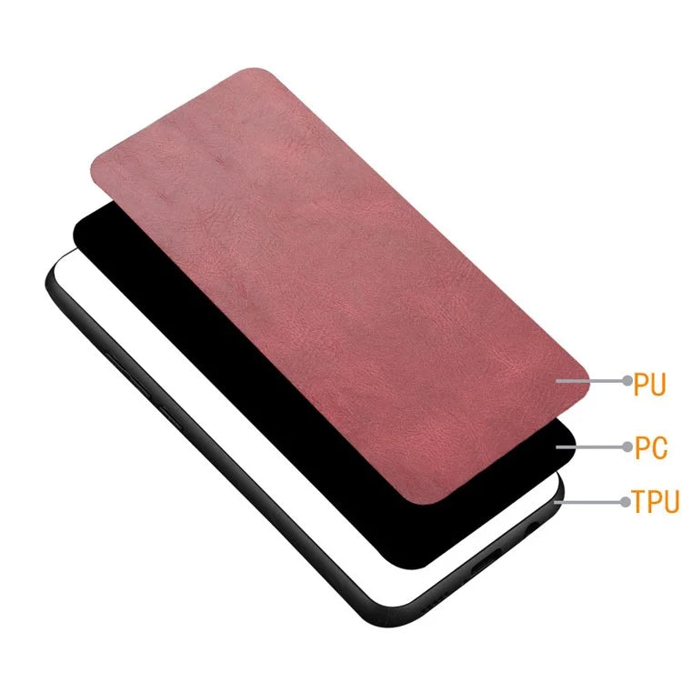 For Xiaomi 14 Ultra Phone Cover Cowhide Texture Stitching Line Shockproof Back Case