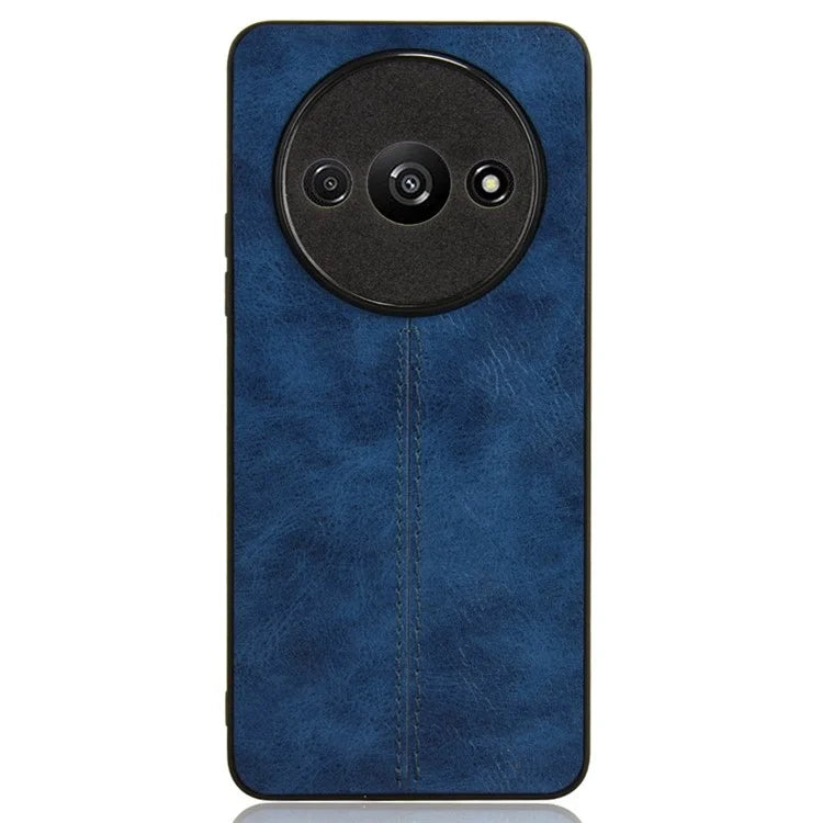 For Xiaomi Redmi A3 Cell Phone Case Stitching Line Design Leather Coated TPU+PC Cover