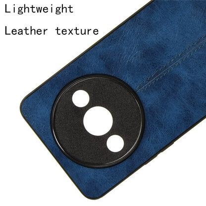 For Xiaomi Redmi A3 Cell Phone Case Stitching Line Design Leather Coated TPU+PC Cover