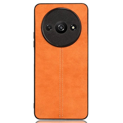 For Xiaomi Redmi A3 Cell Phone Case Stitching Line Design Leather Coated TPU+PC Cover