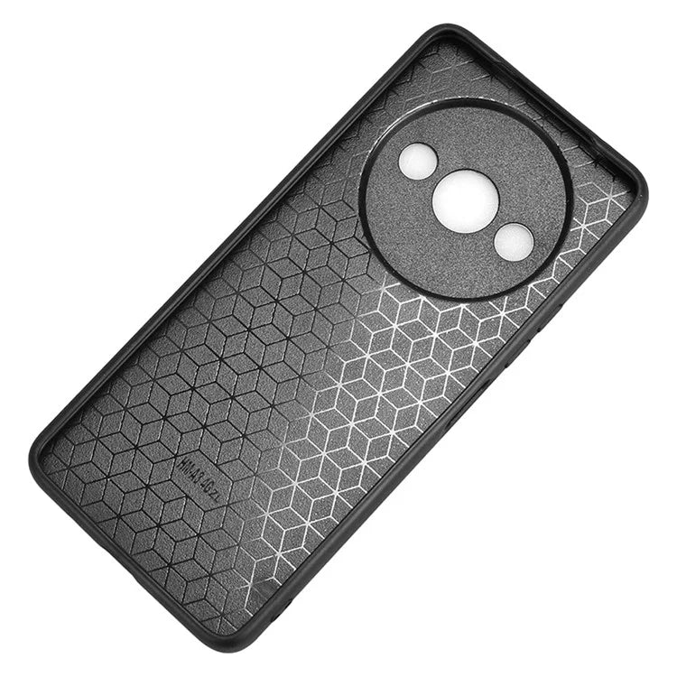 For Xiaomi Redmi A3 Cell Phone Case Stitching Line Design Leather Coated TPU+PC Cover
