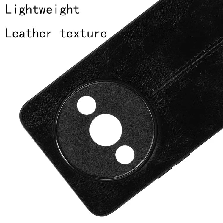 For Xiaomi Redmi A3 Cell Phone Case Stitching Line Design Leather Coated TPU+PC Cover