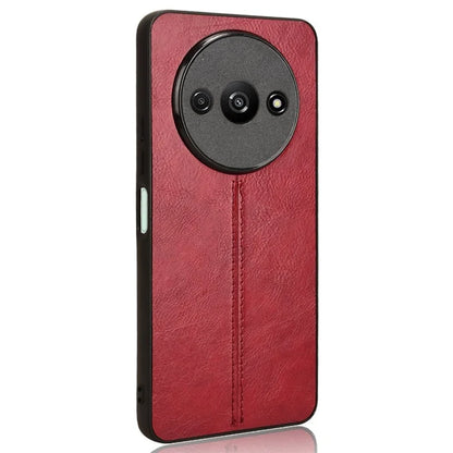 For Xiaomi Redmi A3 Cell Phone Case Stitching Line Design Leather Coated TPU+PC Cover